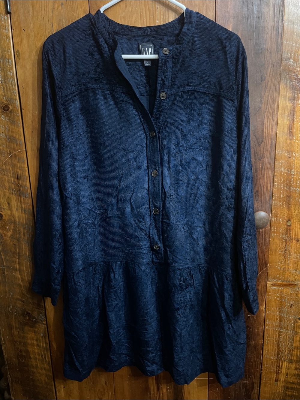 GAP Women's Deep Navy Button dress